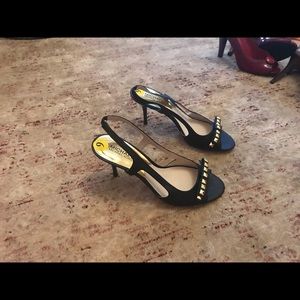 Brand new Michael Kors navy slingback sandal